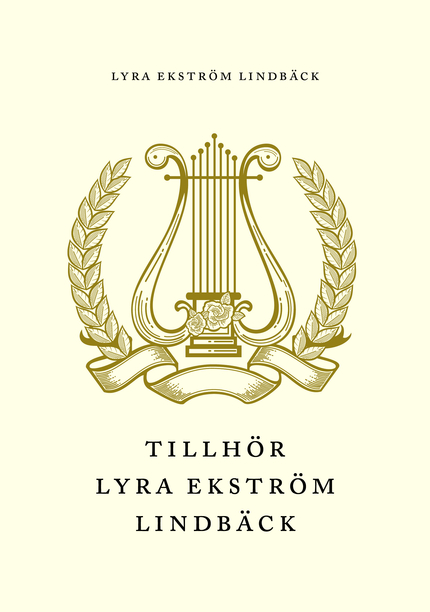 Tillhör Lyra Ekström Lindbäck